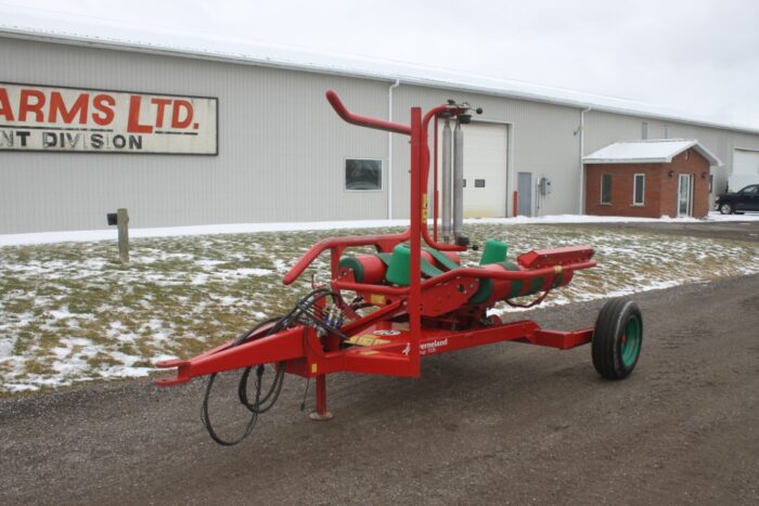 Kverneland 7335 round bale wrapper, loading arm, local estate, low usage - Image 2