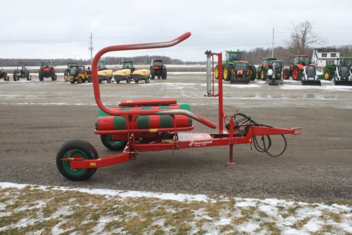 Kverneland 7335 round bale wrapper, loading arm, local estate, low usage - Image 4