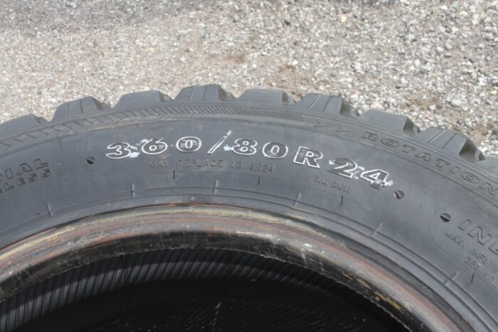 Nokian pair of 360/80R24 tires - Image 4