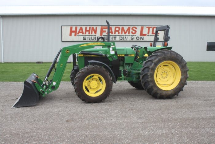 JD 2555 4wd tractor, rops, hi/lo, Alo loader, 2 remotes, 540/1000 pto capable