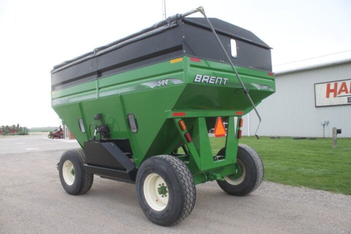 Brent 544 500 bu gravity wagon, tarp, green, as new - Image 8