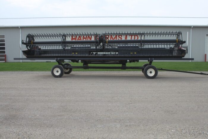 Mac Don FD75S 30' flex draper head, flip over reel, flagship hookup, low acres