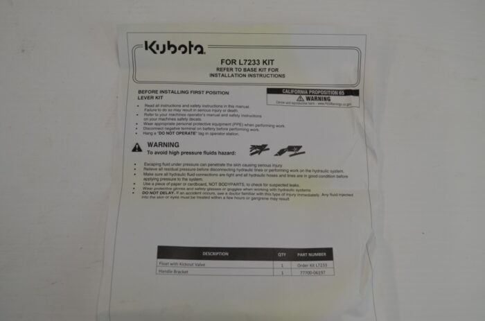 一 L7233A self cancelling detent rear remote valve - Image 3