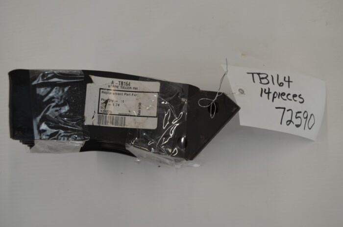 一 TB164 tiller blade, RH, 14 pcs, 1/2" bolthole, 1 3/16 C to C, fits Murator MSSH3, Pasqual 690, Solvema SP, 5PS, RP, RP2 models