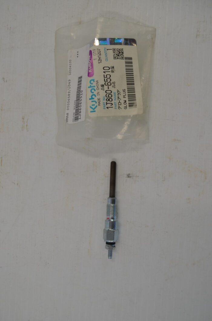 一 Kubota 1J860-65510, glow plug to fit many Kubota's, superceeded by 1J860-65512 - Image 2