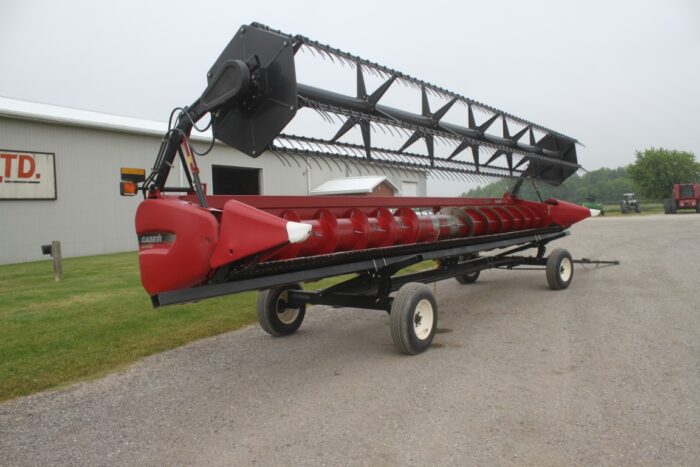 Case/Int 3020 30' flex head, full finger auger, hyd adjust knife, single point, low acres - Image 2