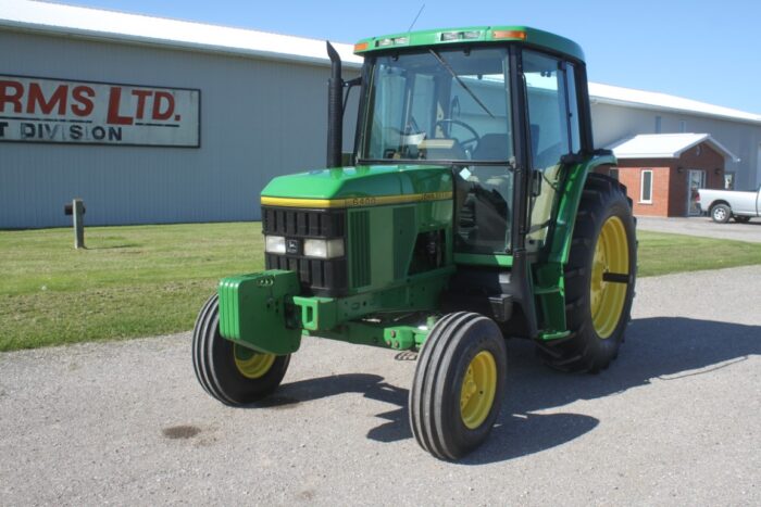 JD 6400 2wd tractor, cab, air 18.4R38, 2 remotes, rack and pinion axle, rebuilt engine - Image 2