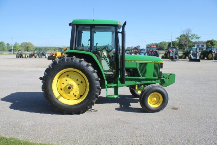 JD 6400 2wd tractor, cab, air 18.4R38, 2 remotes, rack and pinion axle, rebuilt engine - Image 5