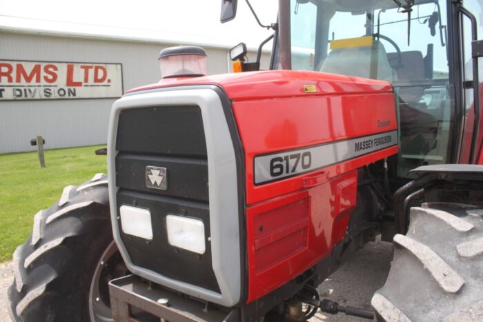 MF 6170 4wd tractor, cab, air, dynashift, 2 sets of remotes - Image 10