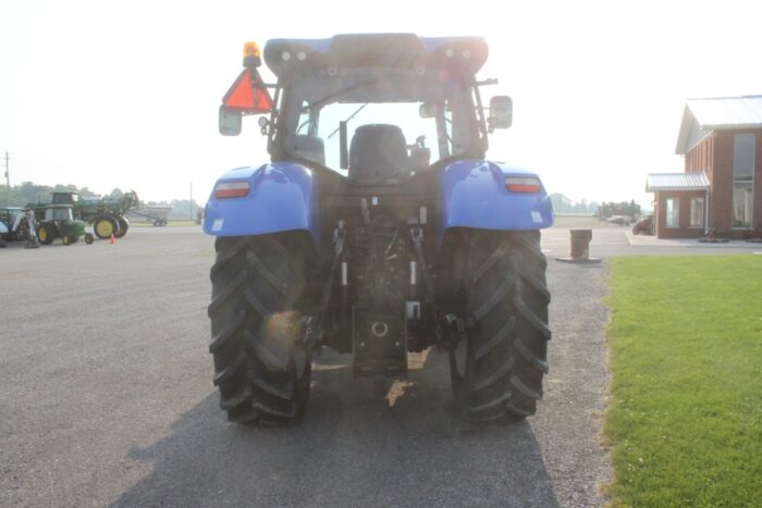 New Holland T6.180 4wd tractor, electro command, Quickie Q5S self leveling loader, 2,100 hours, local unit - Image 7