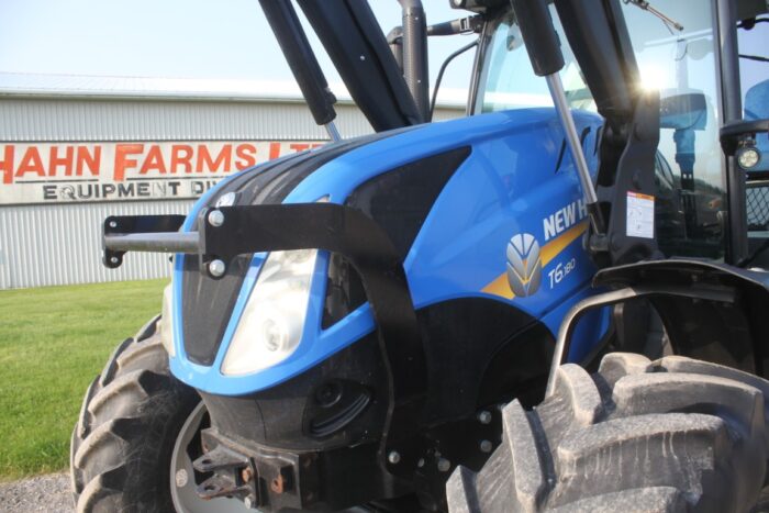 New Holland T6.180 4wd tractor, electro command, Quickie Q5S self leveling loader, 2,100 hours, local unit - Image 16
