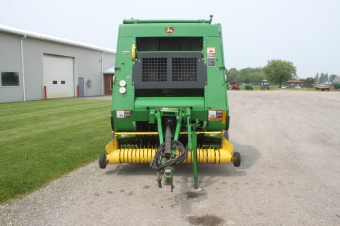 JD 582 silege special round baler, net wrap, megawide pick-up - Image 3