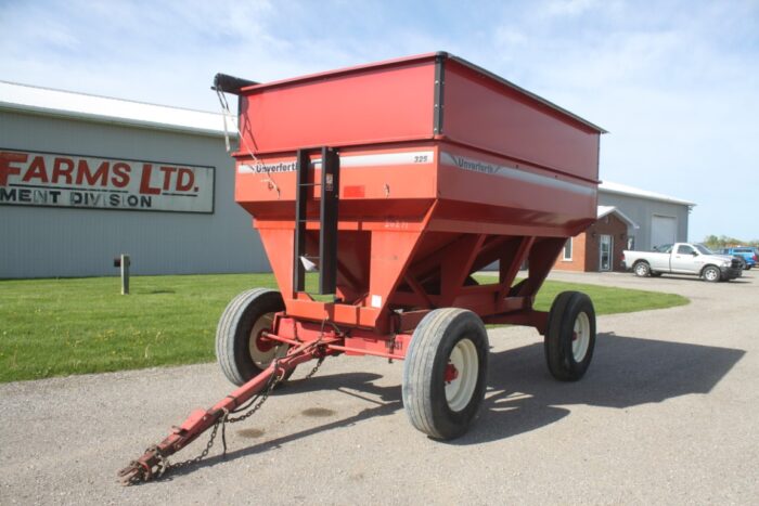 Unverferth 325 gravity wagon, tarp, lights, 12 ton double reach wagon - Image 2