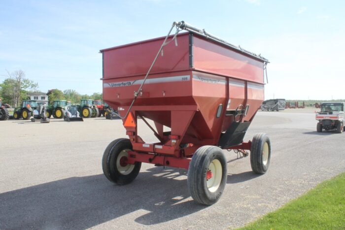Unverferth 325 gravity wagon, tarp, lights, 12 ton double reach wagon - Image 6