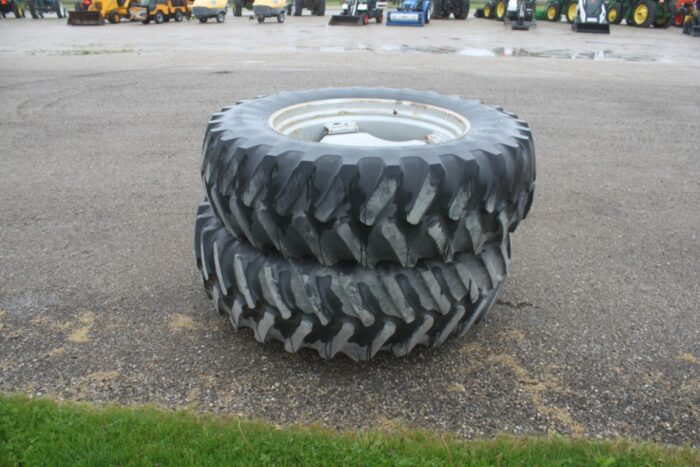 Firestone set of 18.4x38 tires and rims to fit MX series tractor - Image 3