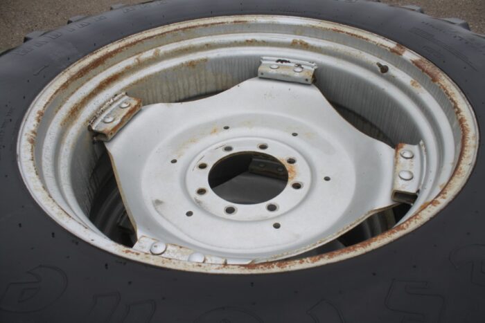 Firestone set of 18.4x38 tires and rims to fit MX series tractor - Image 6
