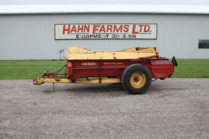 New Holland 514 single beater manure spreader, end gate