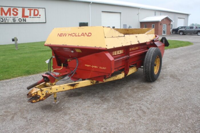 New Holland 514 single beater manure spreader, end gate - Image 2