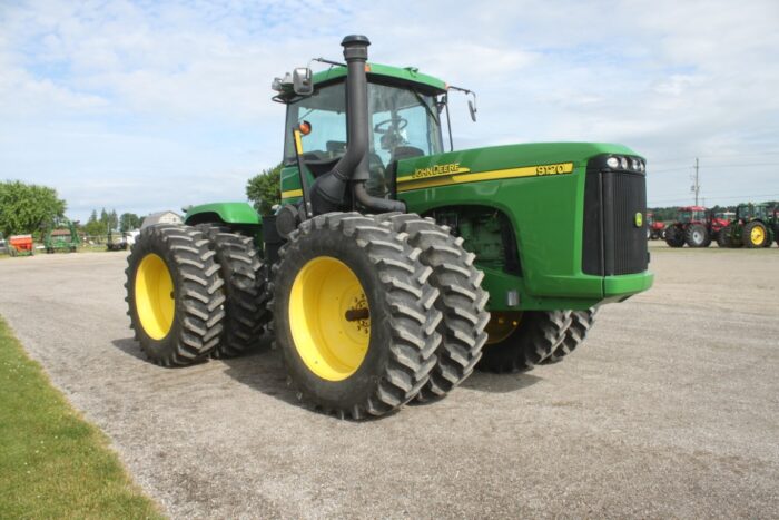 JD 9120 4wd tractor, powershift, PTO, 520/85R42 duals, 4 remotes, clean - Image 4