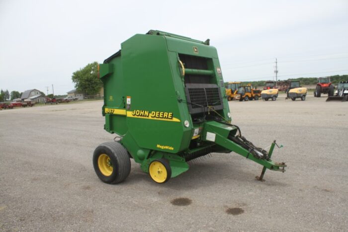 JD 457 silage special round baler, twine, mega wide pickup, 13,140 bales - Image 4