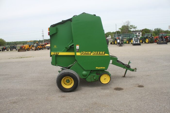 JD 457 silage special round baler, twine, mega wide pickup, 13,140 bales - Image 5