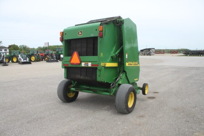 JD 457 silage special round baler, twine, mega wide pickup, 13,140 bales - Image 6