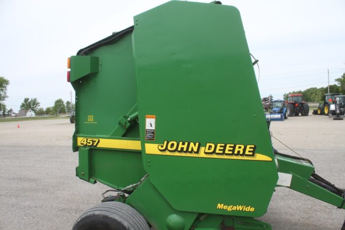 JD 457 silage special round baler, twine, mega wide pickup, 13,140 bales - Image 10