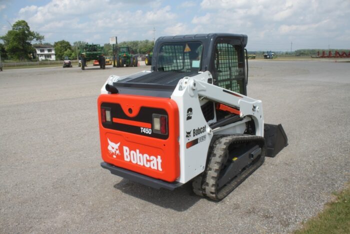 Bobcat T450 track skidsteer, cab, air, 2speed, auxiliary hydraulics hand controls, 2051 hours - Image 5