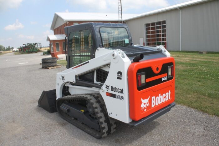 Bobcat T450 track skidsteer, cab, air, 2speed, auxiliary hydraulics hand controls, 2051 hours - Image 7