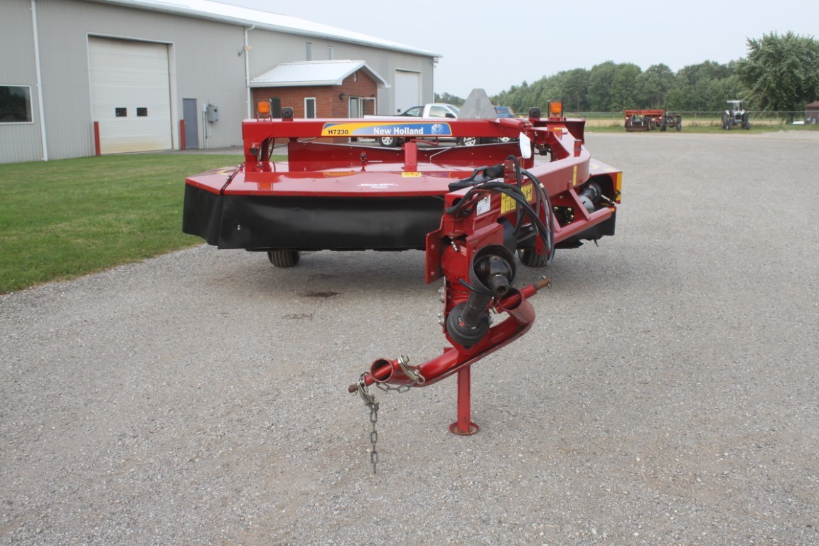 NH H7230 10'4" discbine, 2pth, steel crimping rolls - Image 3