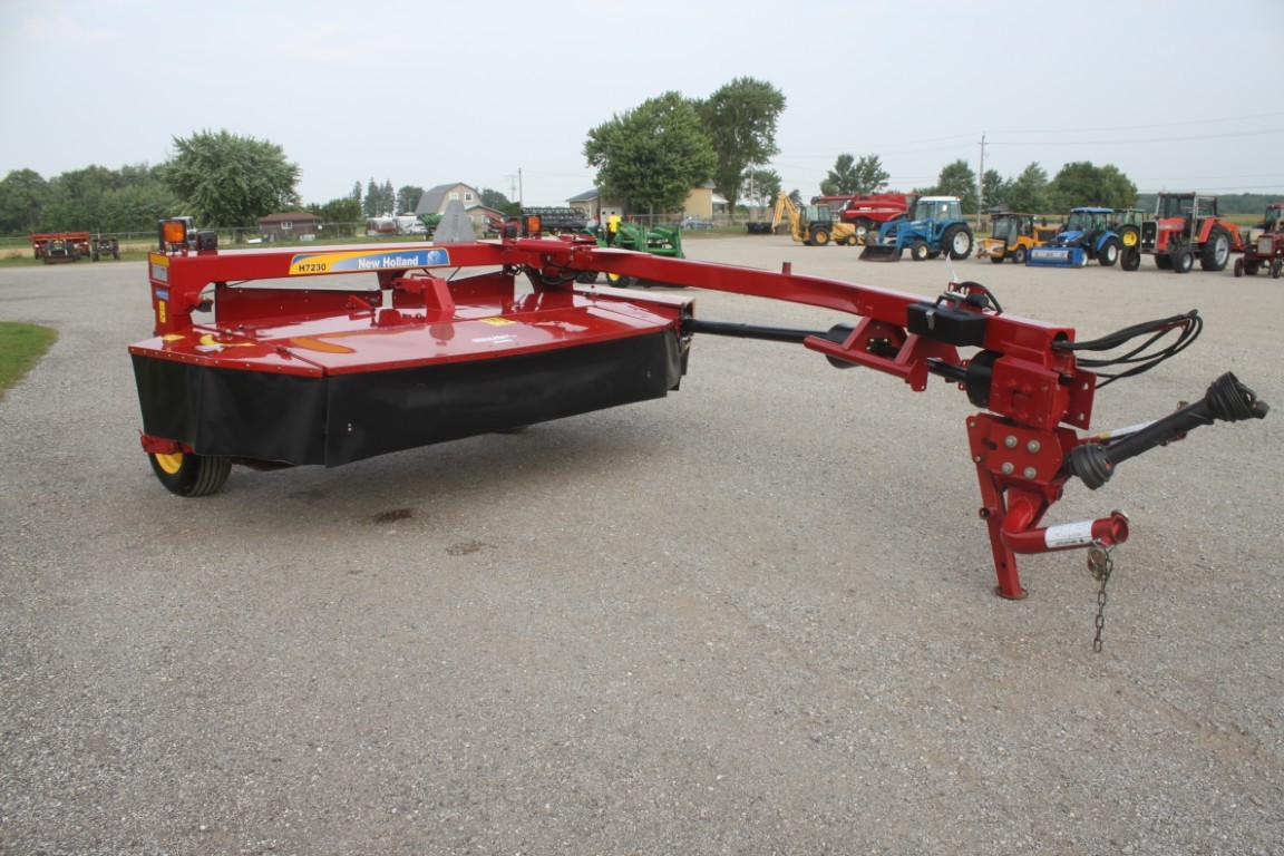 NH H7230 10'4" discbine, 2pth, steel crimping rolls - Image 4