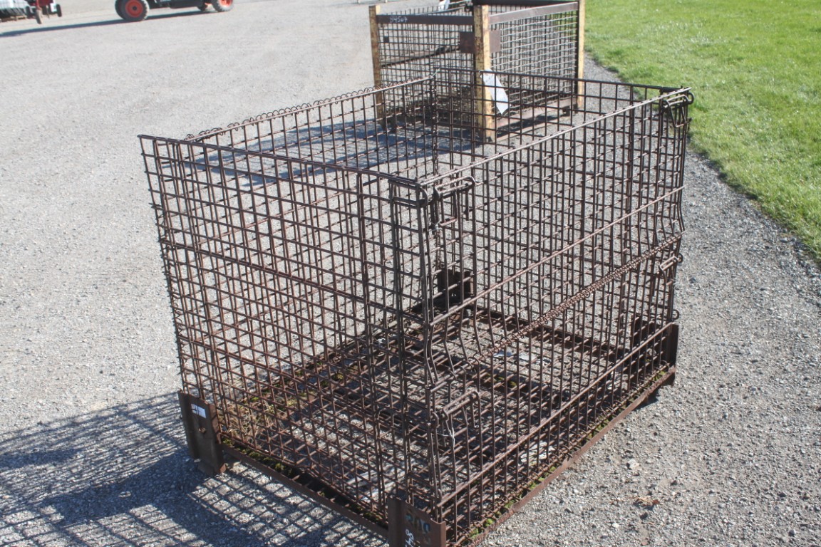 steel basket, 48" w x 40"d x 41" h - Image 3