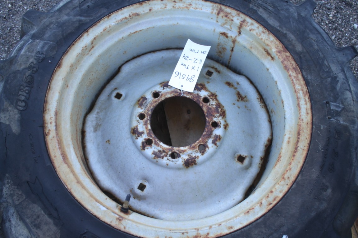 1- 11.2-24 tire on rim - Image 3
