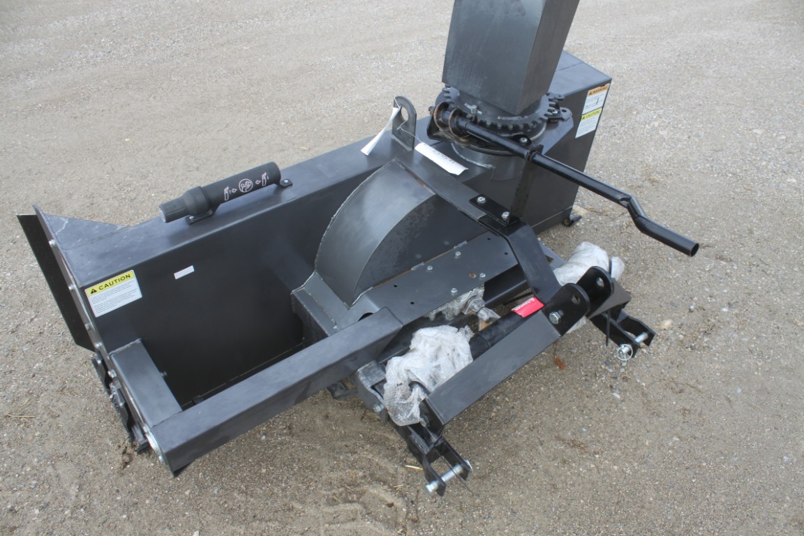 3pth, 6' snowblower, manual hood turn, 540 pto, shaft in shop - Image 7