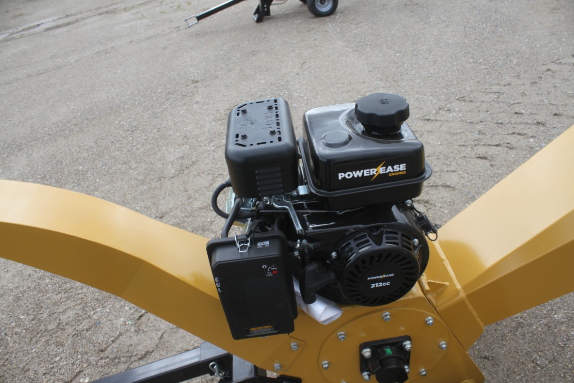 wood chipper, gas engine, on transport - Image 5