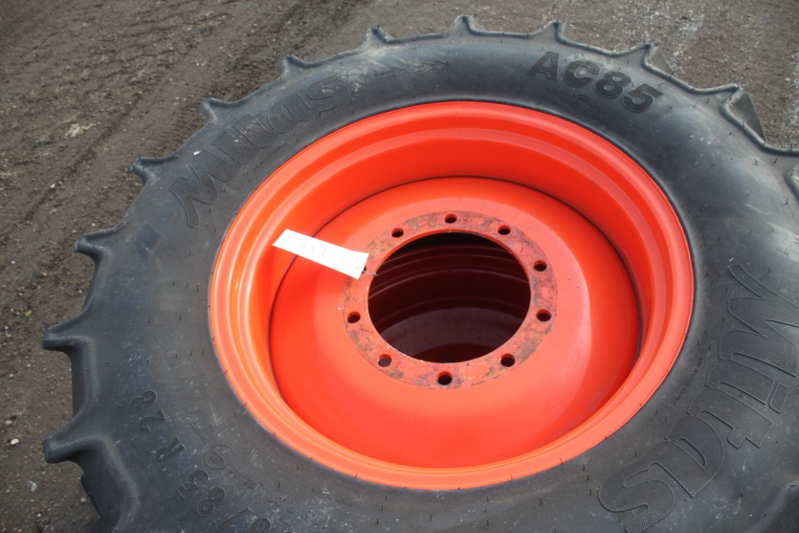 NEW Kubota M7 tires and wheel assemblies. (Set of 4) - Image 4