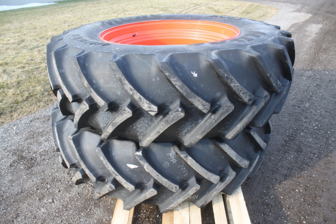 NEW Kubota M7 tires and wheel assemblies. (Set of 4) - Image 6