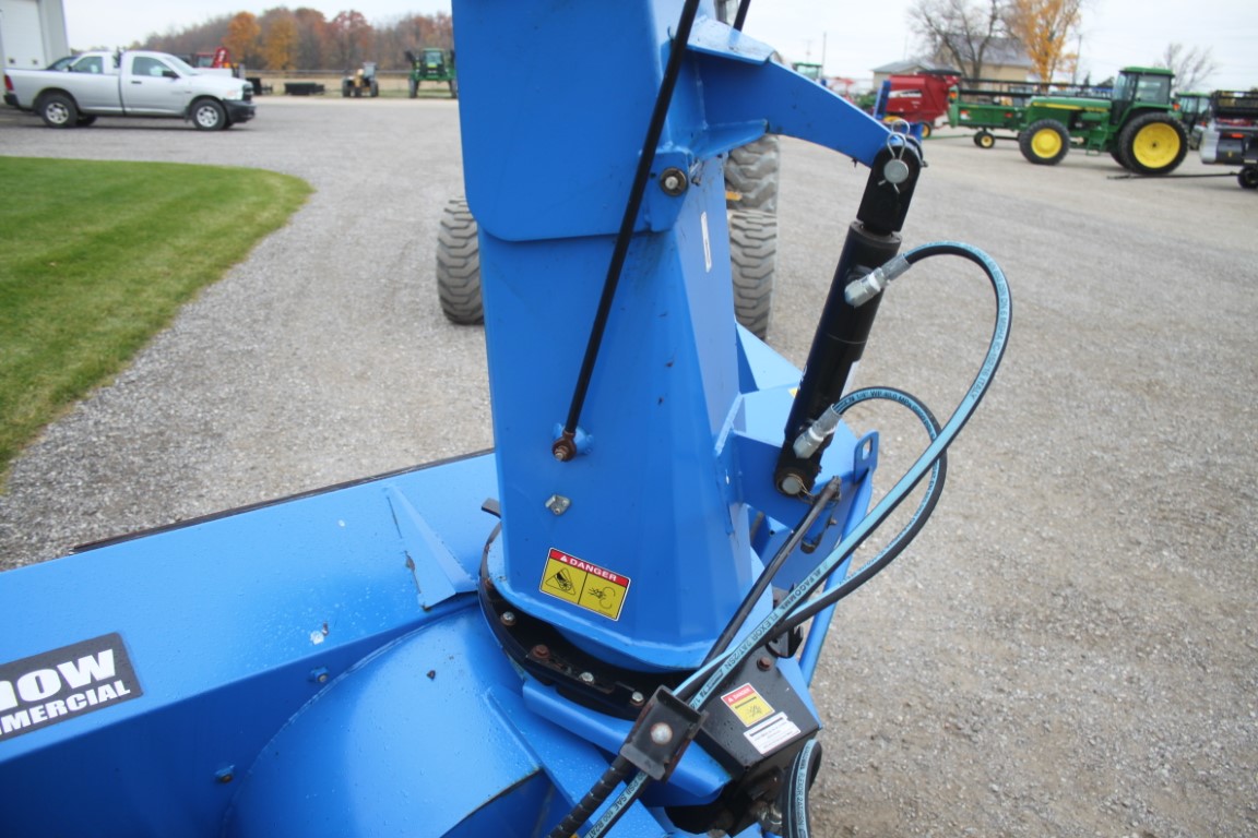 Agri Metal MS 2682 7' snowblower, hydraulic turn, hydraulic deflector, poly anti-scratch cutting edge - Image 8