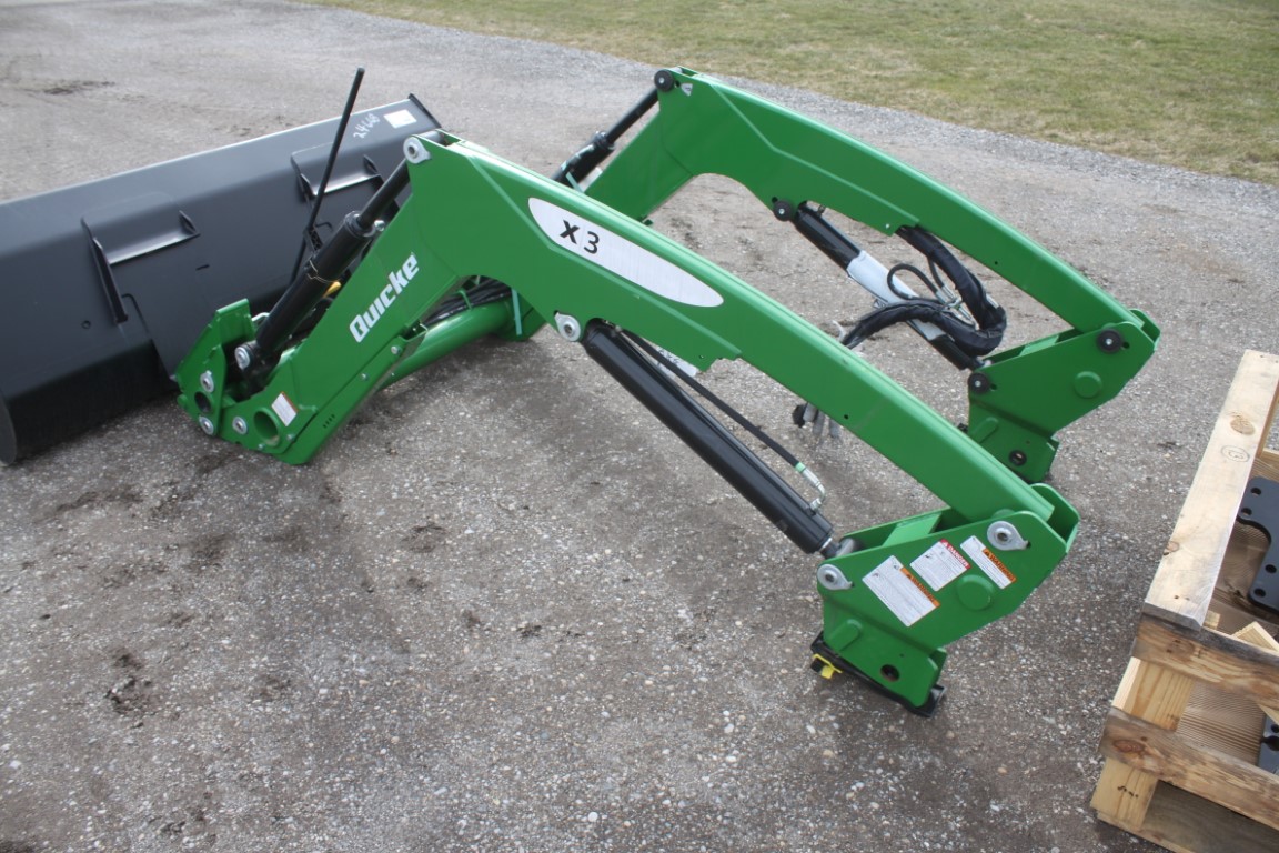 Alo New X3 (NSL) green loader, Euro QT, 83" bucket - Image 4