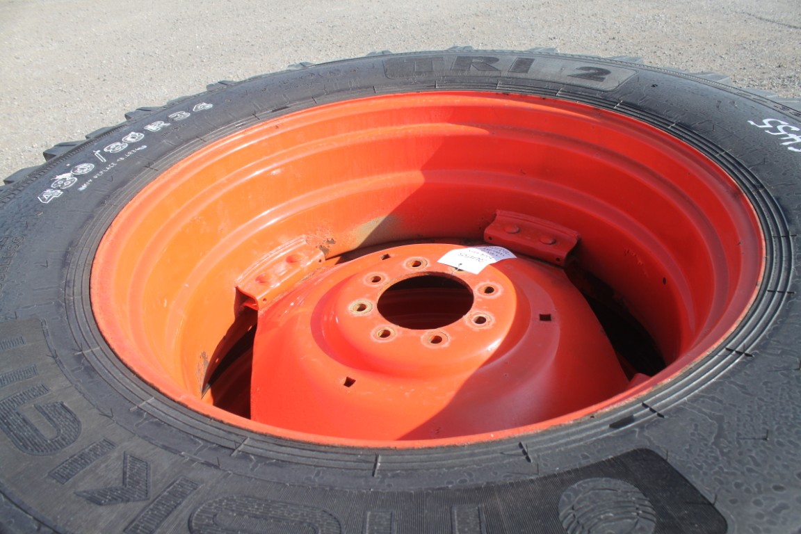 Nokian TRI 2 480/80R-34 tires on Kubota 8 bolt rim - Image 6