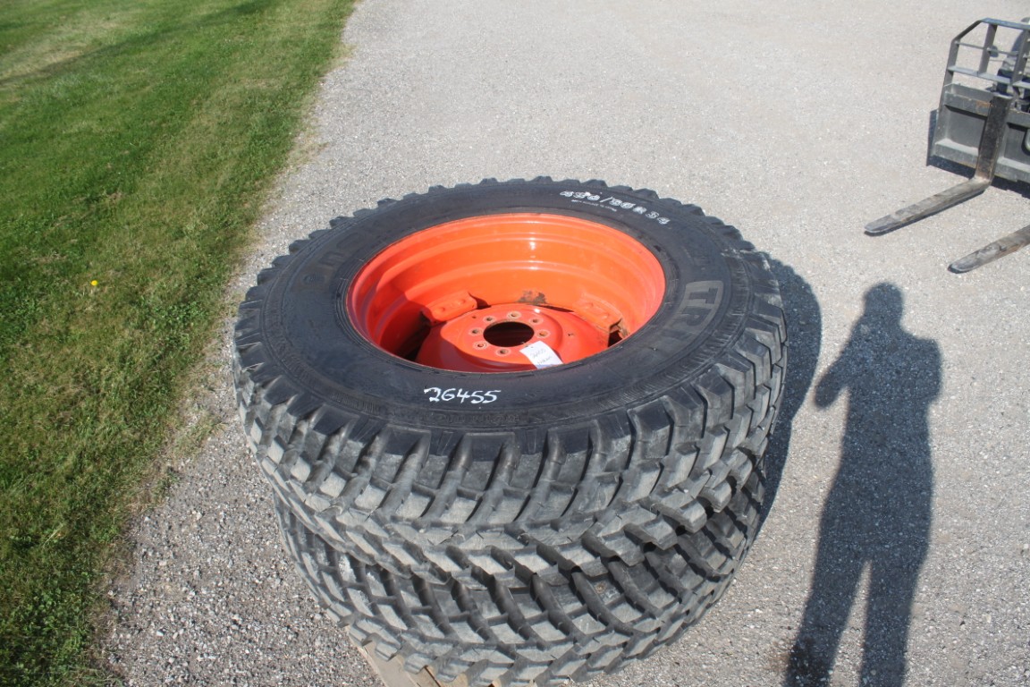 Nokian TRI 2 480/80R-34 tires on Kubota 8 bolt rim - Image 7