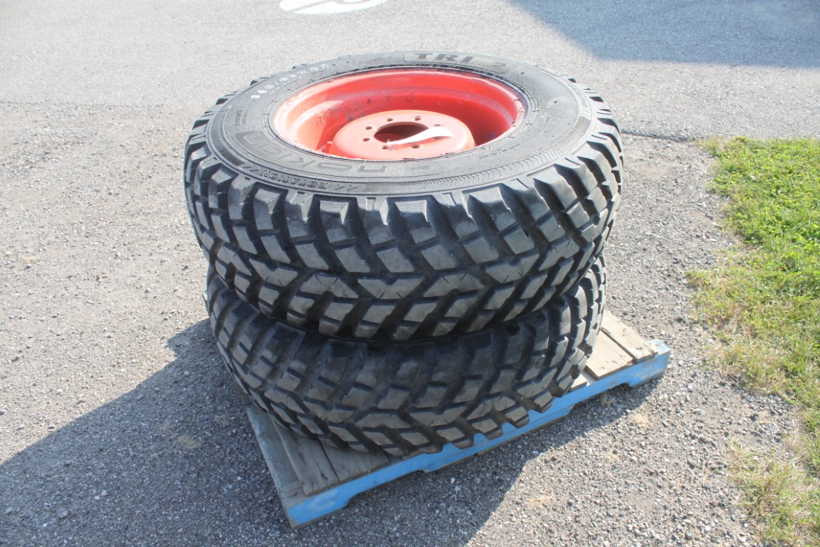 Nokian TRI 2 360/80R-24 tires on Kubota 8 bolt rim - Image 3