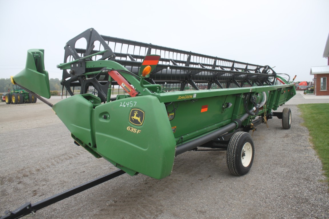 JD 635F 35' flex head, full finger auger, single point - Image 6