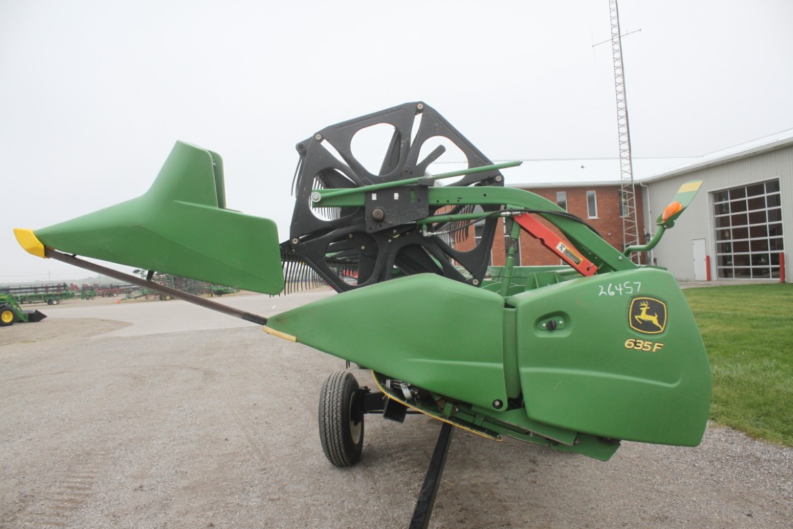 JD 635F 35' flex head, full finger auger, single point - Image 7