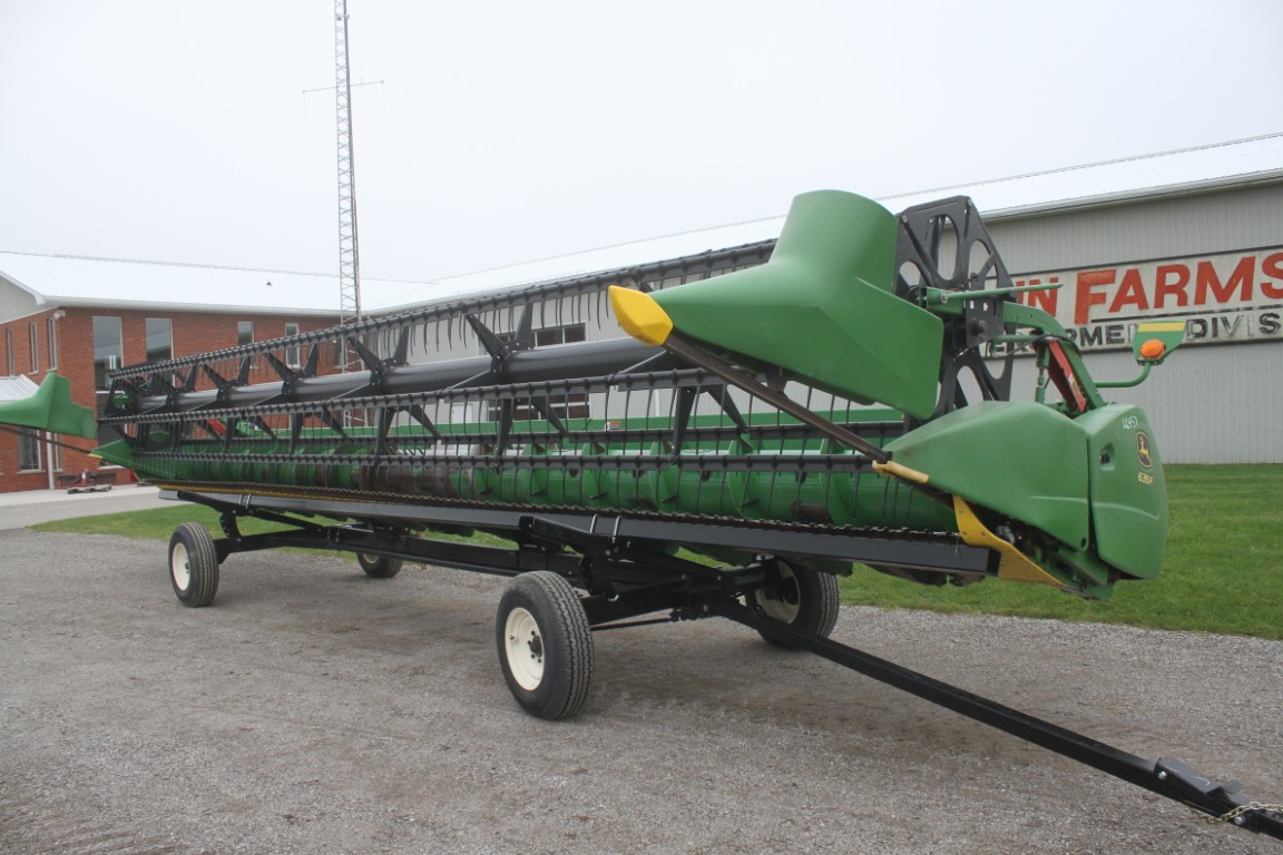 JD 635F 35' flex head, full finger auger, single point - Image 8