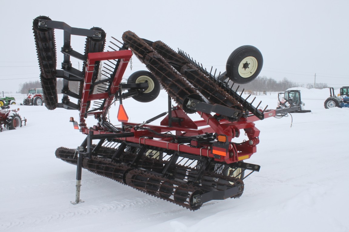 J& M TF215 38' crumbler, double rolling basket, buster bar - Image 4