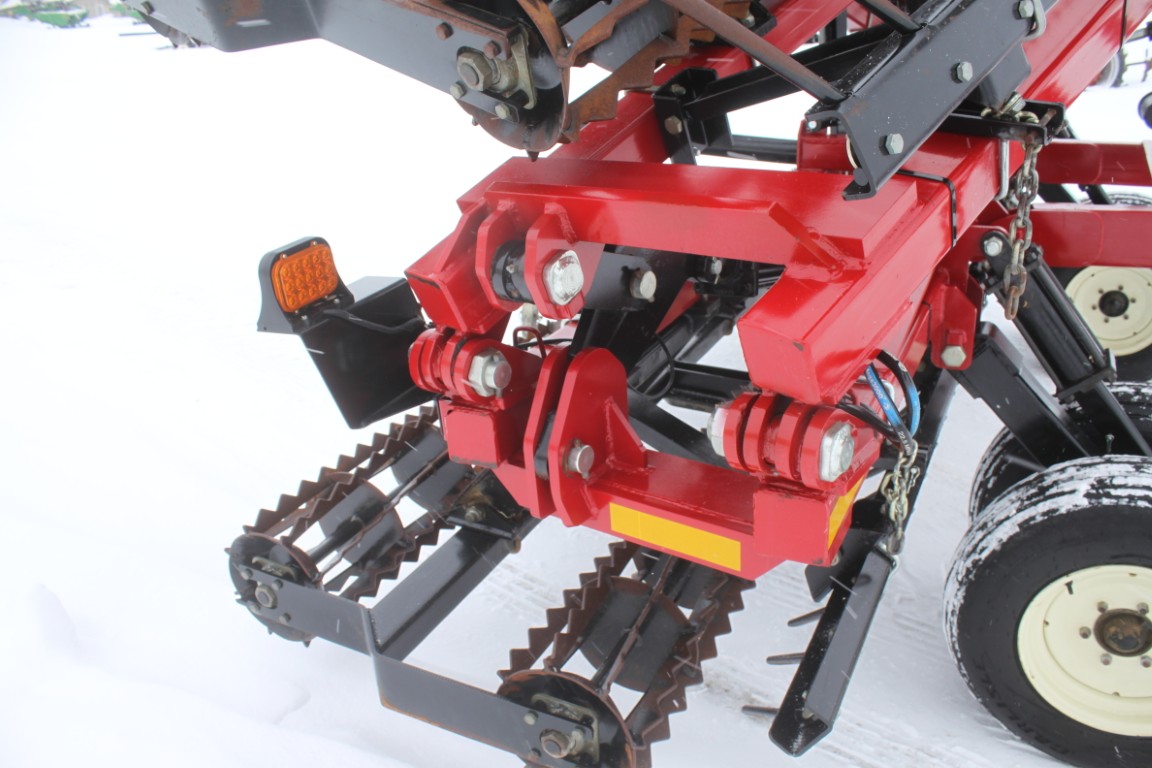 J& M TF215 38' crumbler, double rolling basket, buster bar - Image 15