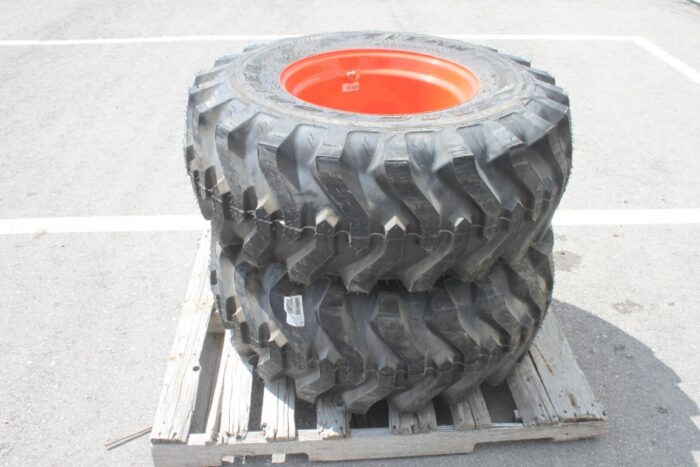 Titan pair of 15×19.5 on Kubota rim, 100% tread – Hahn Farms Ltd.