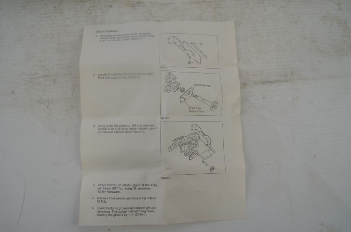一 Kubota radiator guard to fit F2260, F2560€ & F3060 front mowers, part number F8254 - Image 7