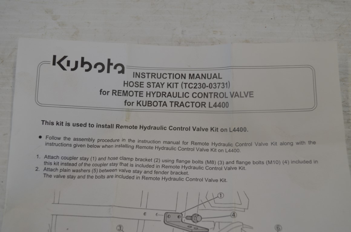 一 hose stay kit for rear remote valve, part number L8310 - Image 10